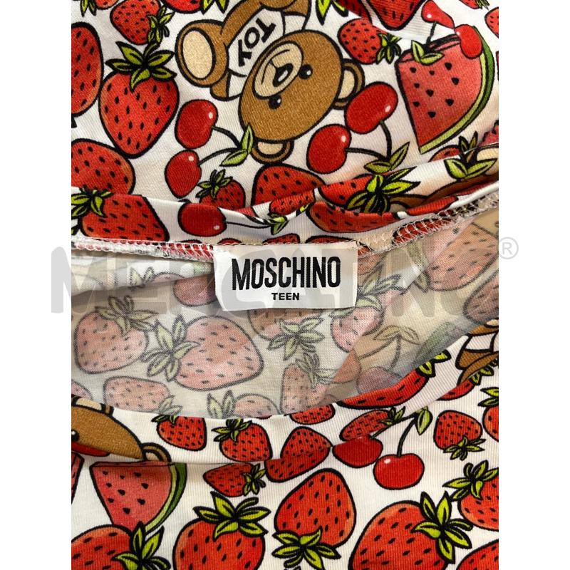 T SHIRT DONNA MOSCHINO FRAGOLE ORSETTI  | Mercatino dell'Usato Manduria 5