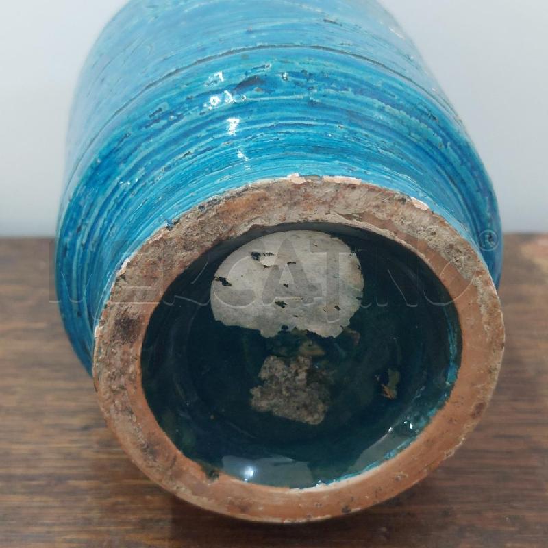 VASETTO ALDO LONDI PER BITOSSI AZZURRO PESCI 16 CM  | Mercatino dell'Usato Manduria 4