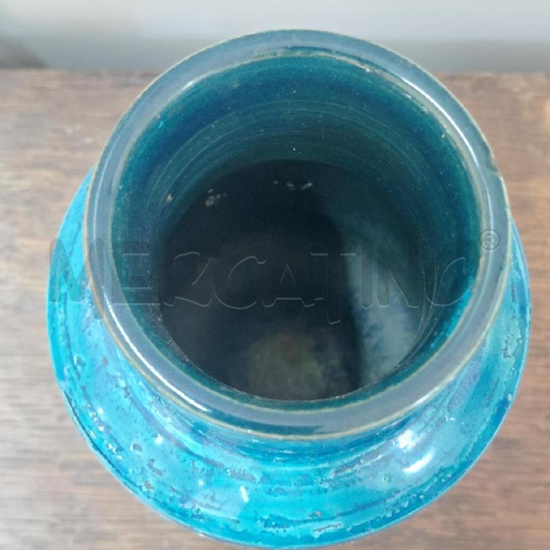 VASETTO ALDO LONDI PER BITOSSI AZZURRO PESCI 16 CM  | Mercatino dell'Usato Manduria 5