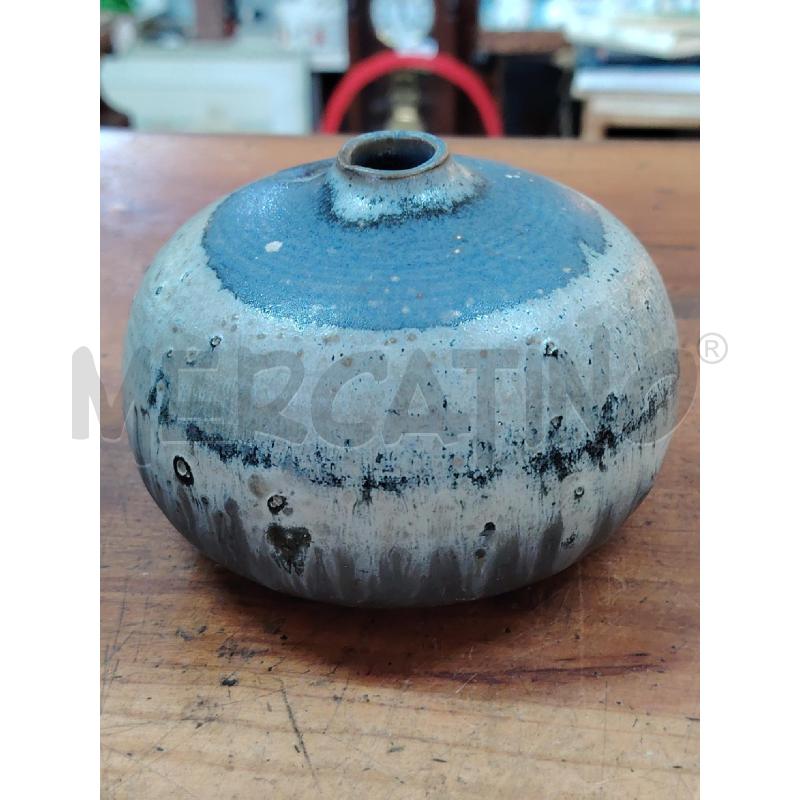 VASETTO CERAMICA MID CENTURY EMMA SCHUPBACH TONDO GREISS LAVA   | Mercatino dell'Usato Manduria 3