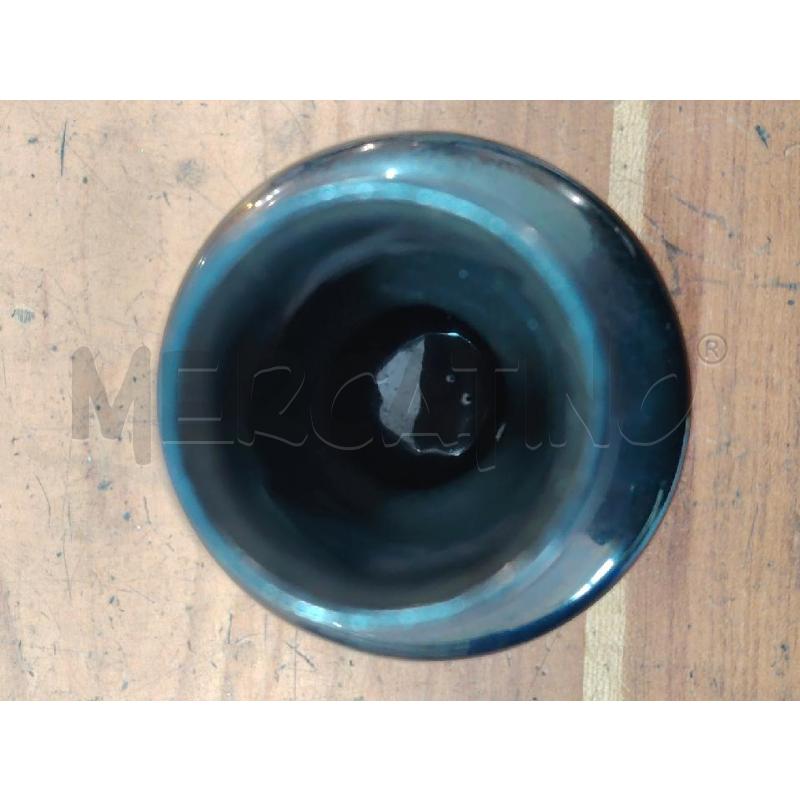 VASETTO CERAMICA MID CENTURY NERO PERLATO 13 CM | Mercatino dell'Usato Manduria 4