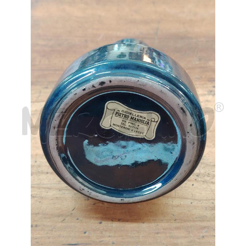 VASETTO CERAMICA MID CENTURY NERO PERLATO 13 CM | Mercatino dell'Usato Manduria 5