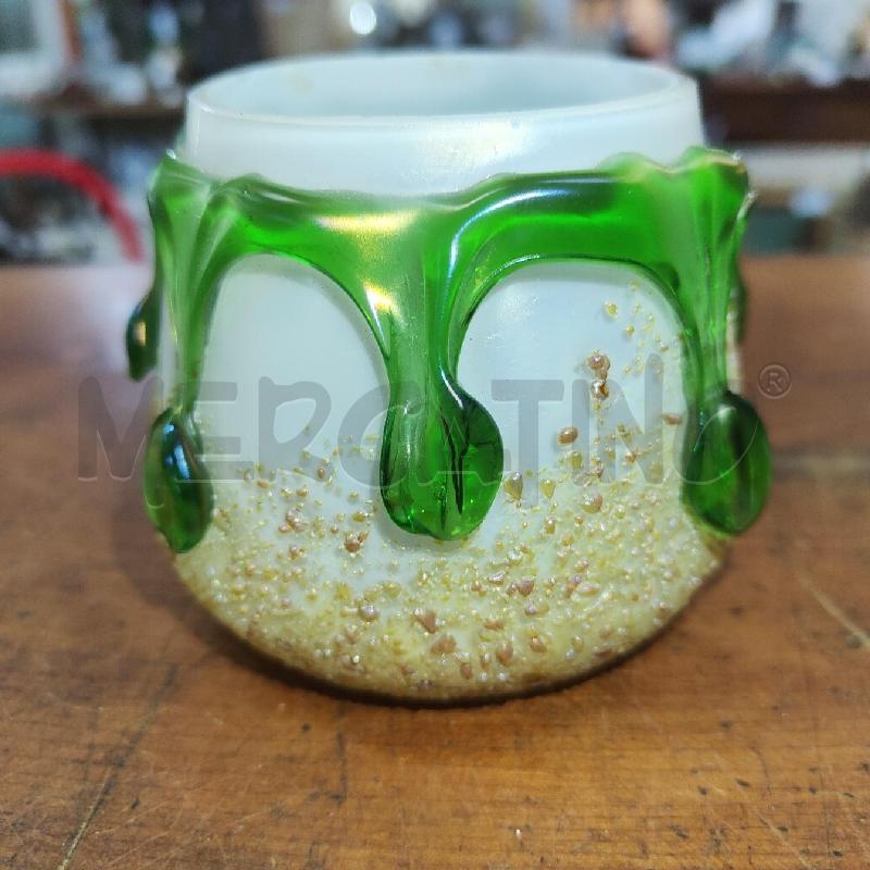 VASO A DECORAZIONE TEARDROP ATTR WILHEM KRALIK SOHN IRIDESCENTE PICCOLI DIFETTI | Mercatino dell'Usato Manduria 3