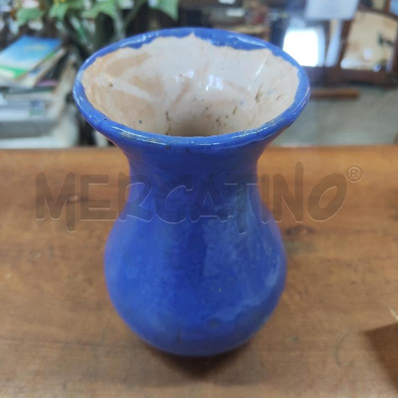 VASO CERMICA MID CENTURY BLU ROSSO NUMERATO 2017 | Mercatino dell'Usato Manduria 3