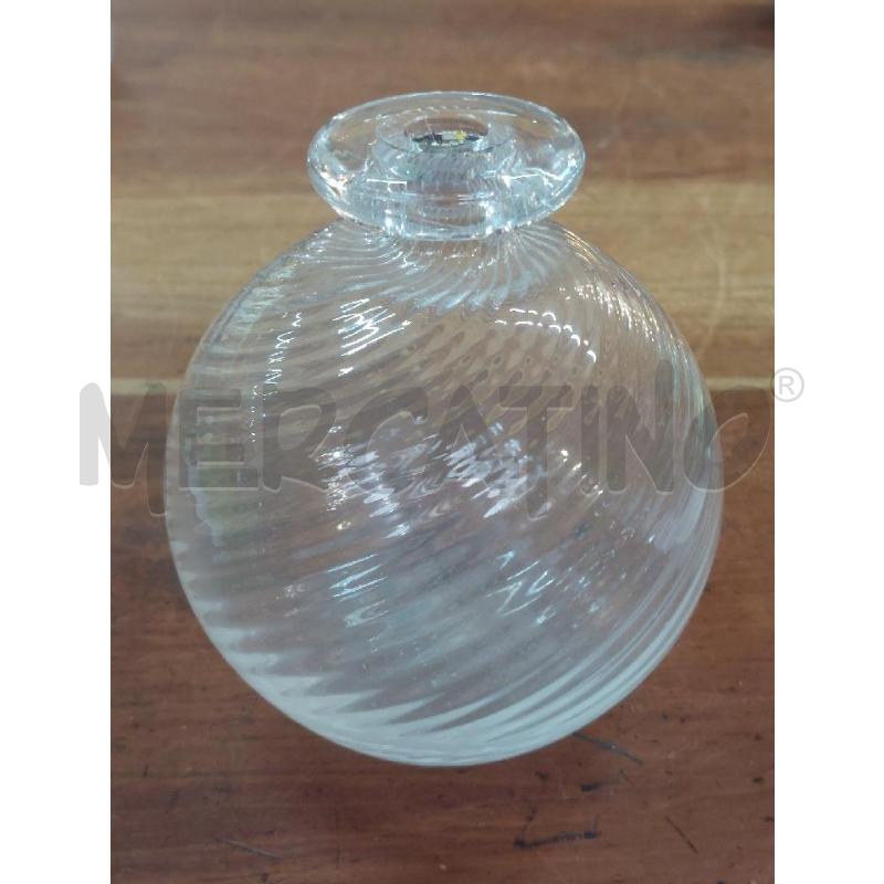 VASO MONOFIORE CARLO MORETTI SFERICO PICCOLA FELATURA | Mercatino dell'Usato Manduria 1