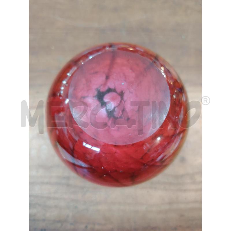 VASO VETRO MTARFA BAD VERDE ROSSO  | Mercatino dell'Usato Manduria 5