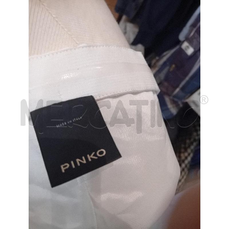 VESTITO DONNA 46 PINKO BIANCO VOLANT LATERALI ANANAS | Mercatino dell'Usato Manduria 5