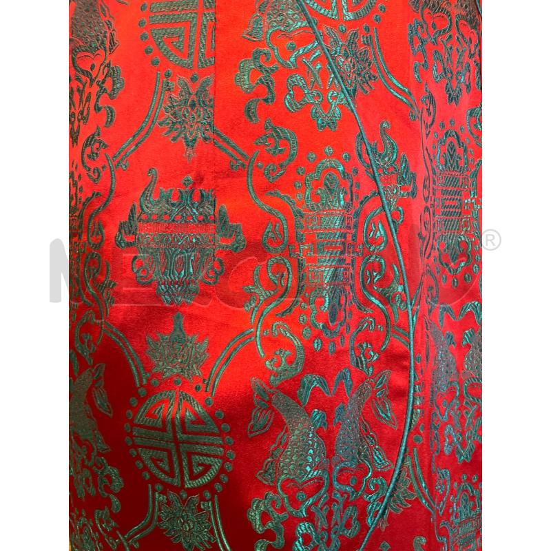 VESTITO DONNA CINESE SETA ROSSO OTTANIO | Mercatino dell'Usato Manduria 4