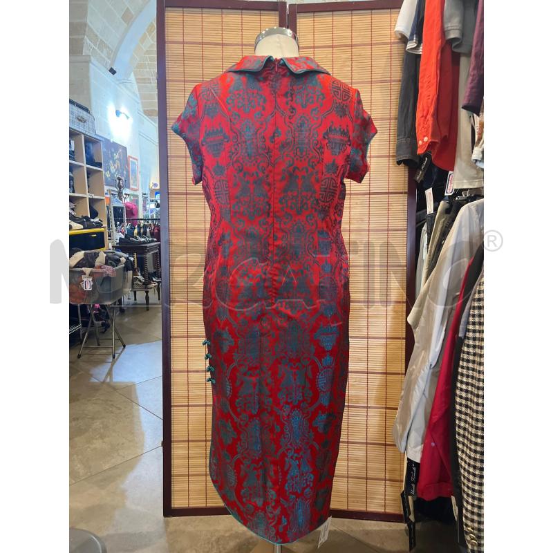 VESTITO DONNA CINESE SETA ROSSO OTTANIO | Mercatino dell'Usato Manduria 5