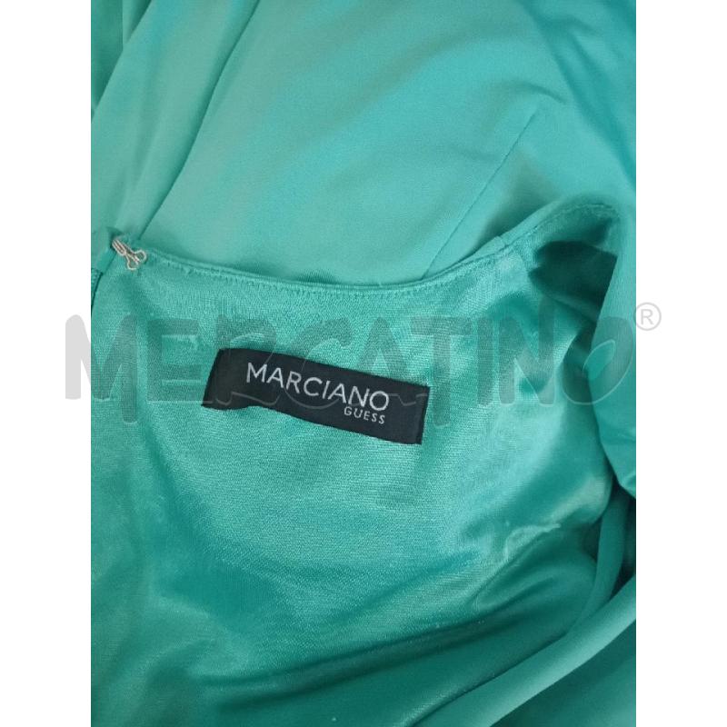 VESTITO DONNA GUESS MARCIANO VERDE ACQUA PERLINE  | Mercatino dell'Usato Manduria 5