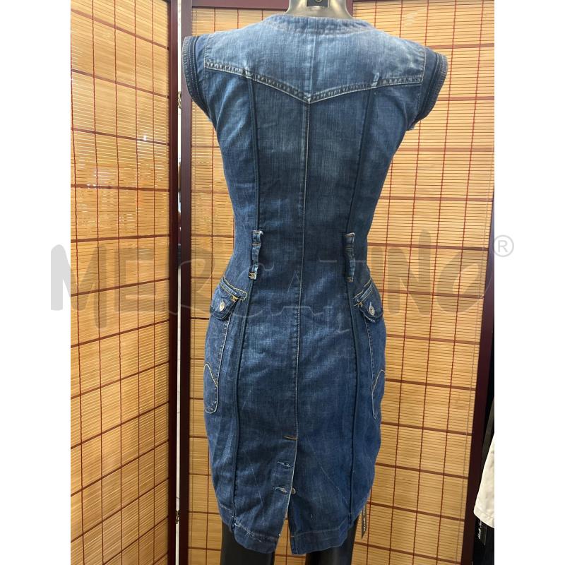 VESTITO DONNA LEVI'S M JEANS BLU BOTTONI | Mercatino dell'Usato Manduria 2