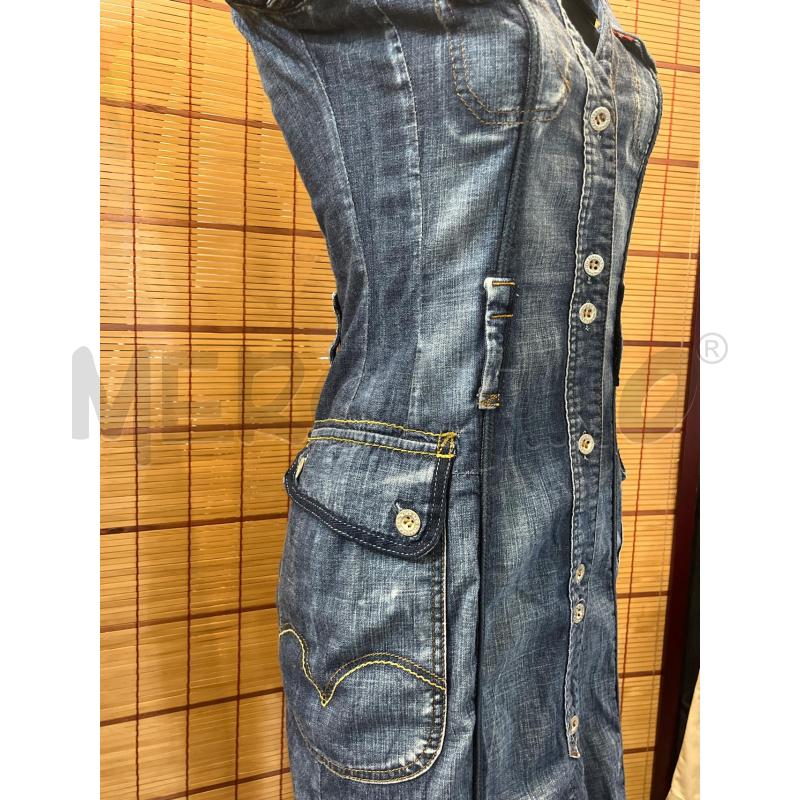 VESTITO DONNA LEVI'S M JEANS BLU BOTTONI | Mercatino dell'Usato Manduria 4