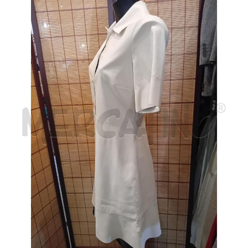 VESTITO DONNA LIVIANA CONTI 40 ECOPELLE PANNA | Mercatino dell'Usato Manduria 2