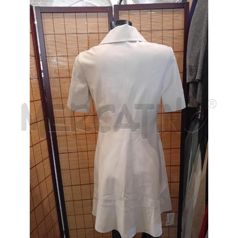 VESTITO DONNA LIVIANA CONTI 40 ECOPELLE PANNA | Mercatino dell'Usato Manduria 3
