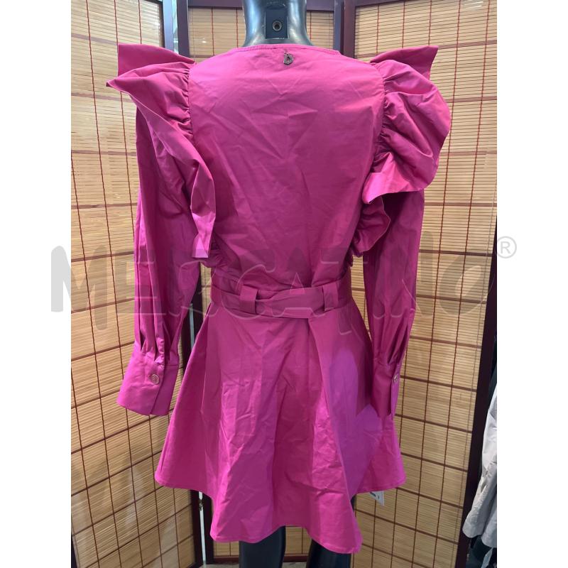 VESTITO DONNA M DIXIE FUCSIA BALZE MANICHE SBUFFO | Mercatino dell'Usato Manduria 2