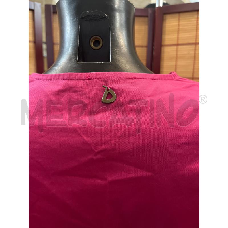 VESTITO DONNA M DIXIE FUCSIA BALZE MANICHE SBUFFO | Mercatino dell'Usato Manduria 3