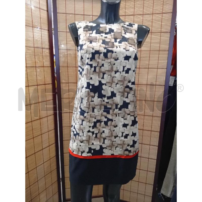 VESTITO DONNA PENNYBLACK DEC BEIGE NERO RIGA ROSSA  | Mercatino dell'Usato Manduria 1