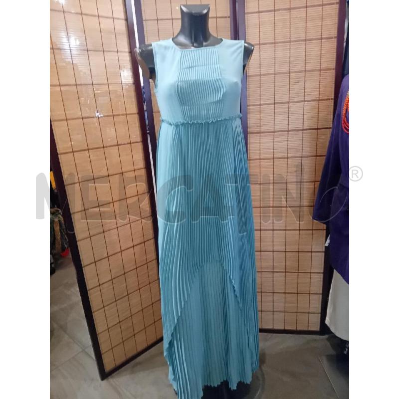 VESTITO DONNA TWINSET PLISSETTATO VERDE CELESTE | Mercatino dell'Usato Manduria 1
