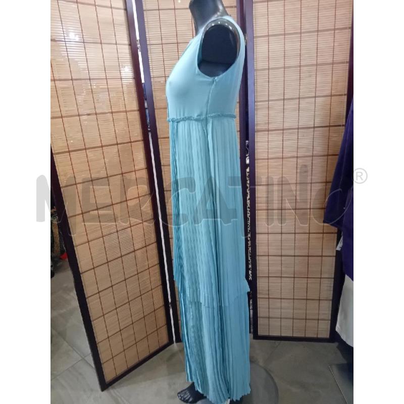 VESTITO DONNA TWINSET PLISSETTATO VERDE CELESTE | Mercatino dell'Usato Manduria 2