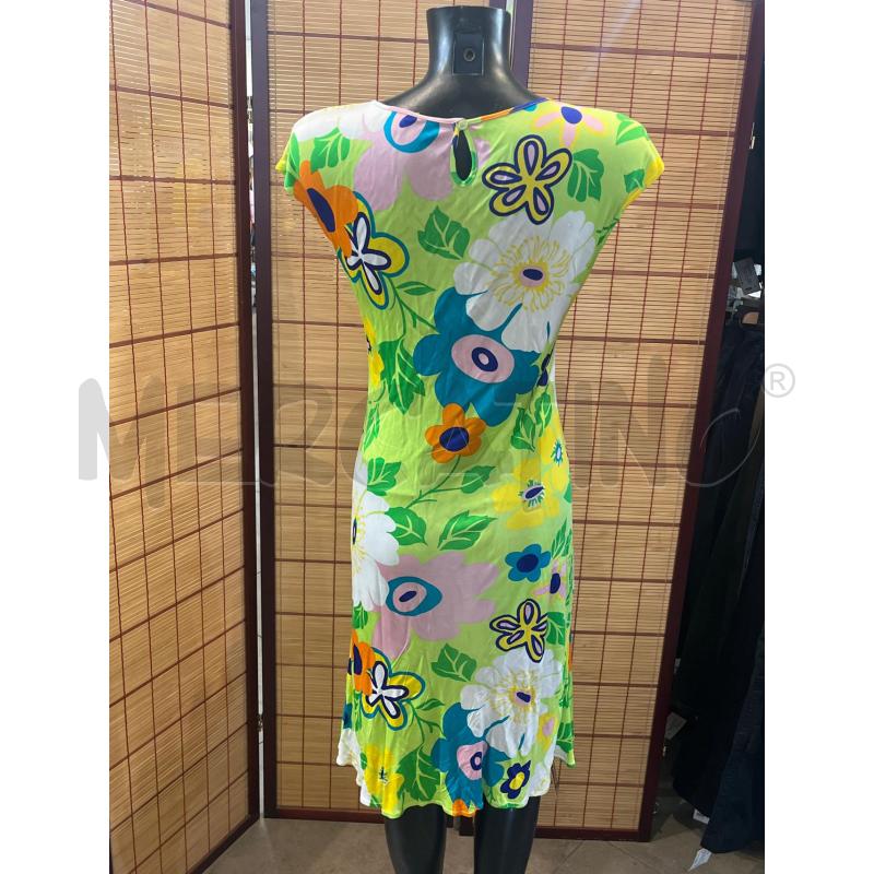 VESTITO DONNA VERSACE JEANS COUTURE FIORI MULTICOLOR  | Mercatino dell'Usato Manduria 2
