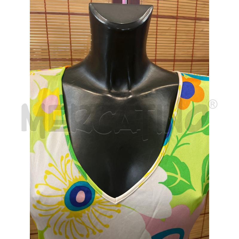 VESTITO DONNA VERSACE JEANS COUTURE FIORI MULTICOLOR  | Mercatino dell'Usato Manduria 3