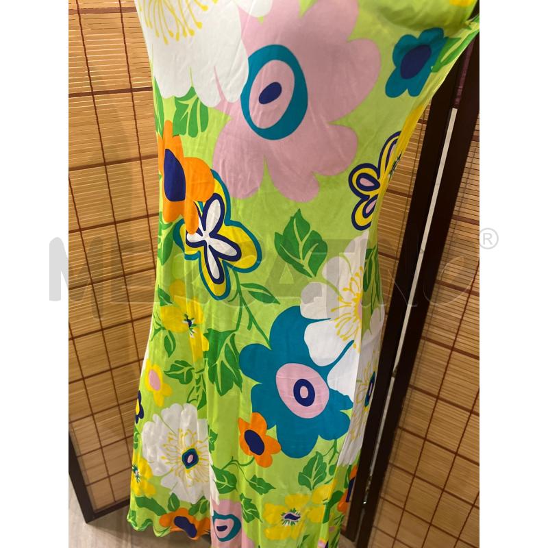 VESTITO DONNA VERSACE JEANS COUTURE FIORI MULTICOLOR  | Mercatino dell'Usato Manduria 4