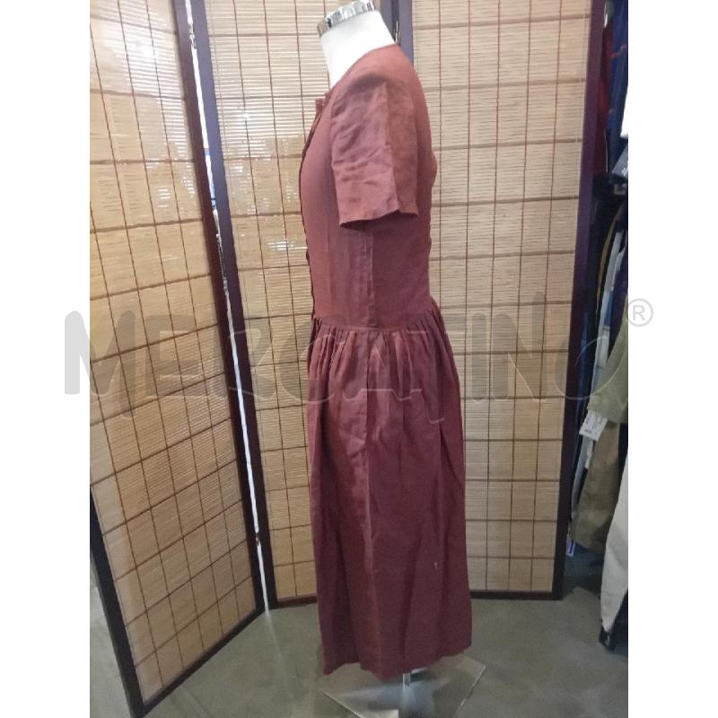 VESTITO DONNA VIAMAGGIO BY MASSIMO REBECCHI LINO BORDEAUX  | Mercatino dell'Usato Manduria 2