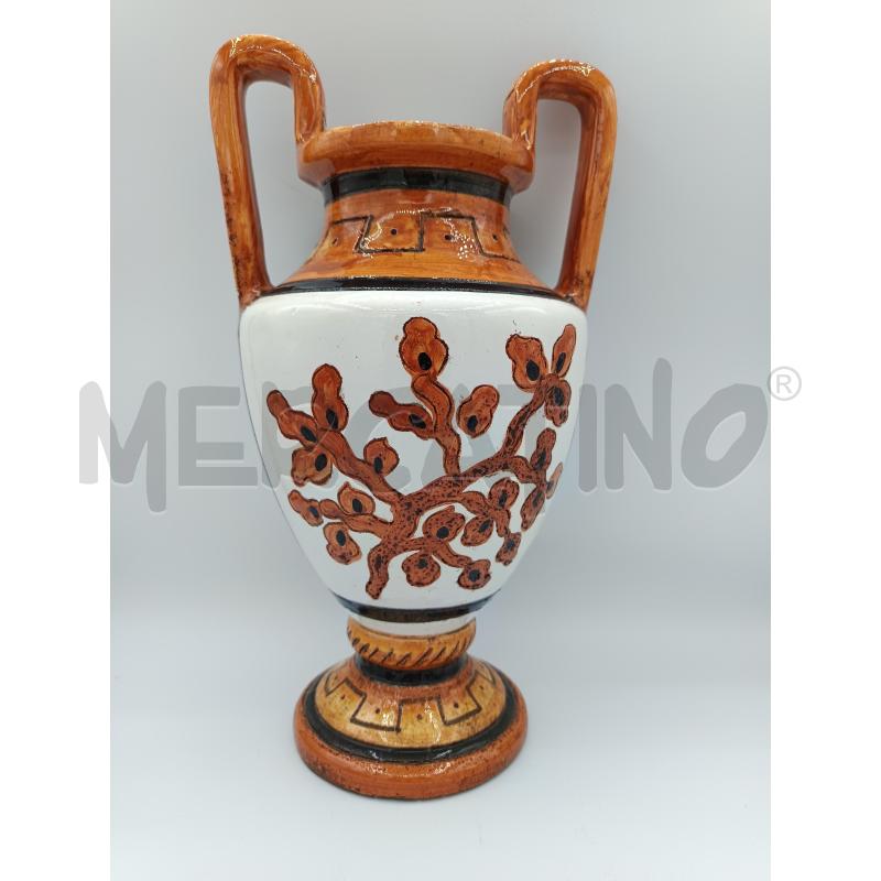ANFORA TERRACOTTA DERUTA 2 MANICI H33 CM | Mercatino dell'Usato Martina franca 1