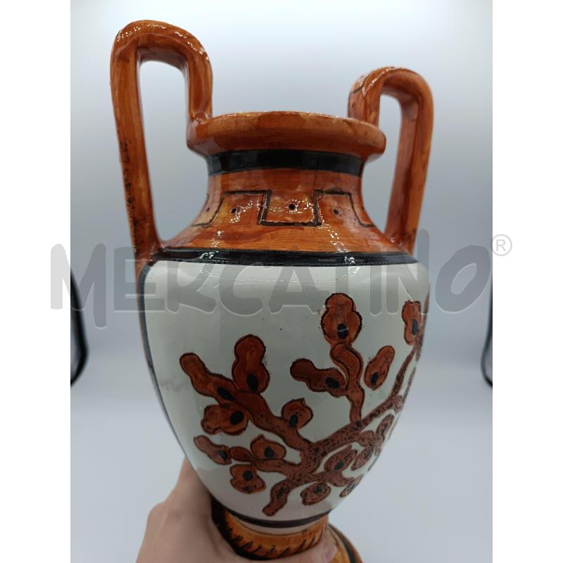 ANFORA TERRACOTTA DERUTA 2 MANICI H33 CM | Mercatino dell'Usato Martina franca 2