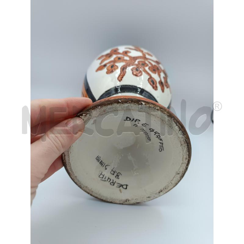 ANFORA TERRACOTTA DERUTA 2 MANICI H33 CM | Mercatino dell'Usato Martina franca 3