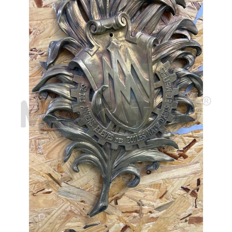 ANTICA TARGA COMMEMORATIVA IN BRONZO | Mercatino dell'Usato Martina franca 2