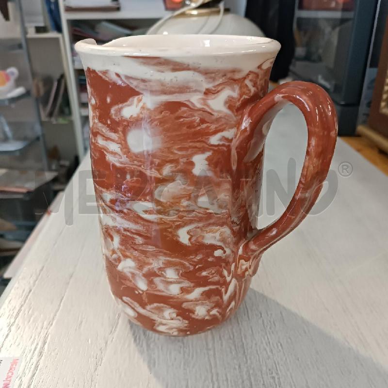 BROCCA SMALTATA MARRONE 21CM | Mercatino dell'Usato Martina franca 1