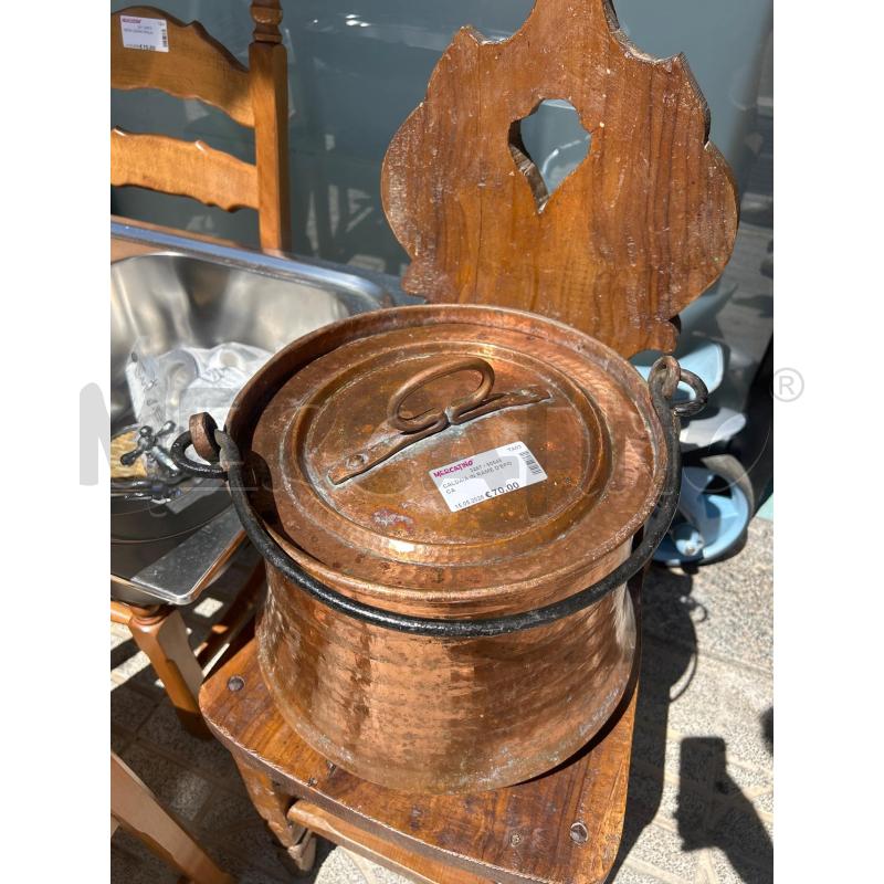 CALDAIA IN RAME D'EPOCA | Mercatino dell'Usato Martina franca 1