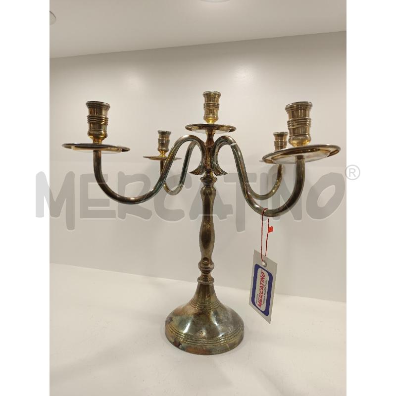 CANDELIERE BROGGI 5 LUCI | Mercatino dell'Usato Martina franca 1
