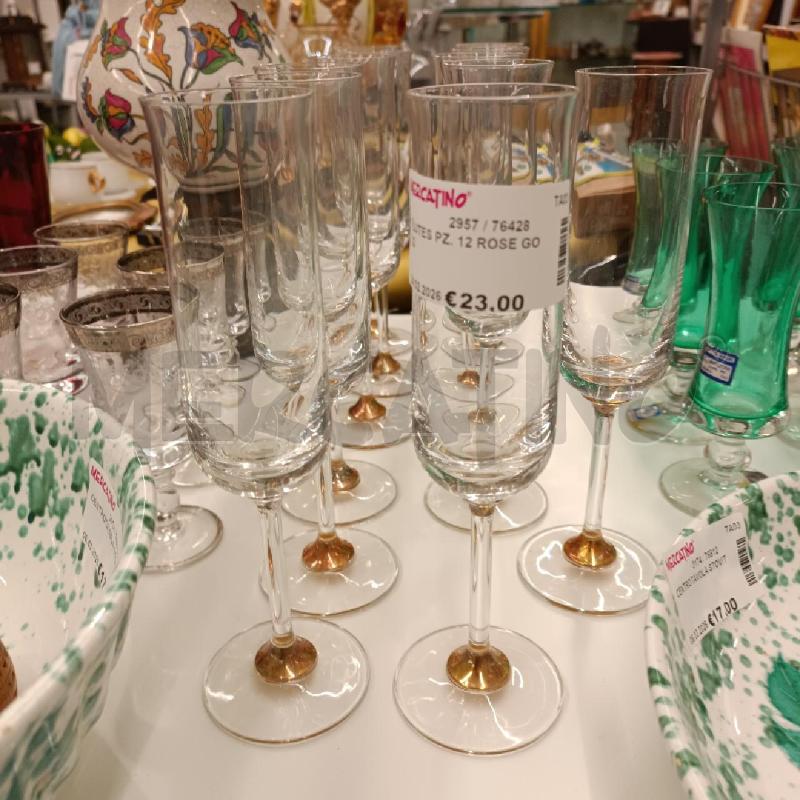 FLUTES PZ. 12 ROSE GOLD | Mercatino dell'Usato Martina franca 1
