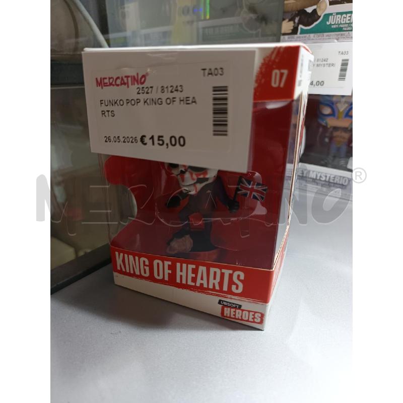 FUNKO POP KING OF HEARTS | Mercatino dell'Usato Martina franca 1