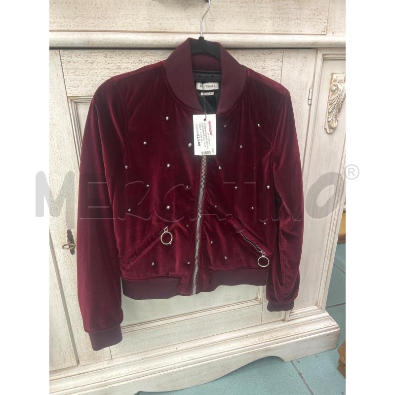 GIUBBINO DONNA ROY ROGERS BORDEAUX | Mercatino dell'Usato Martina franca 1