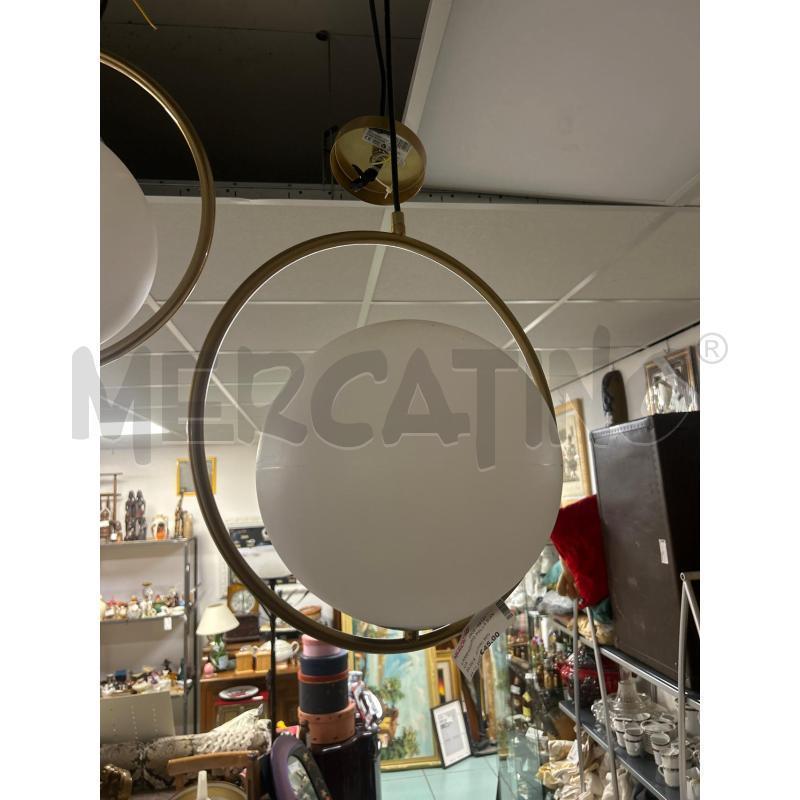 LAMPADARIO PALLA BIANCA | Mercatino dell'Usato Martina franca 1