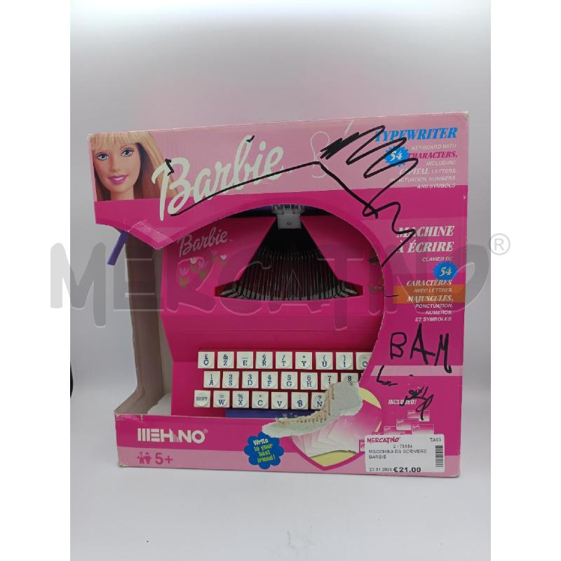 MACCHINA DA SCRIVERE BARBIE | Mercatino dell'Usato Martina franca 1