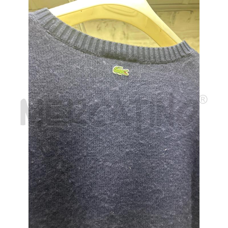 MAGLIONE UOMO LACOSTE BLU | Mercatino dell'Usato Martina franca 2