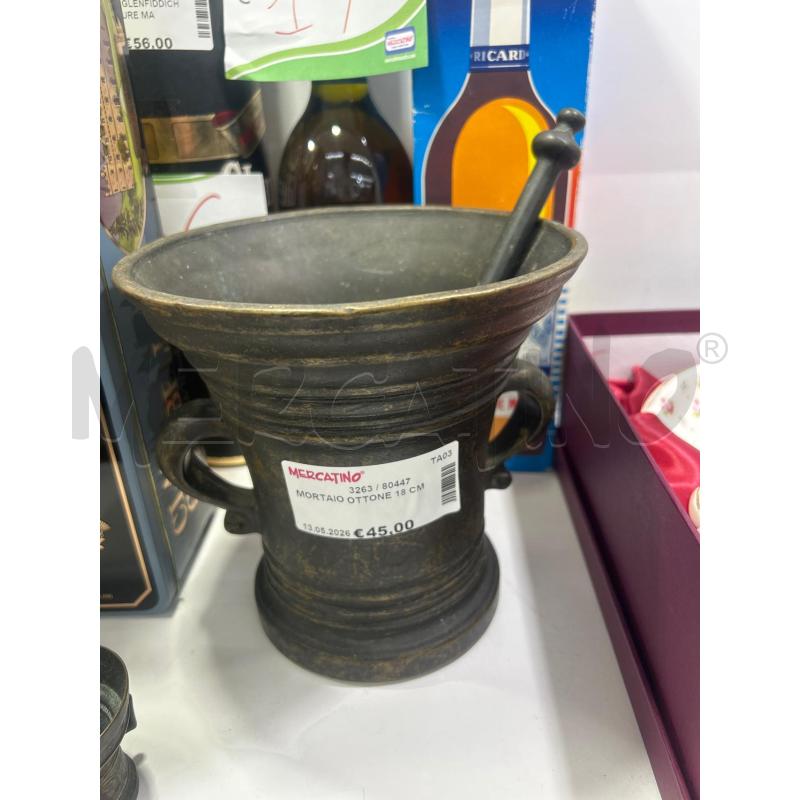 MORTAIO OTTONE 18 CM | Mercatino dell'Usato Martina franca 1
