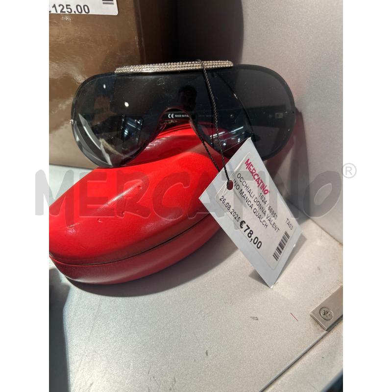 OCCHIALI DONNA VALENTINO MANCA QUALCHE STRASS | Mercatino dell'Usato Martina franca 1