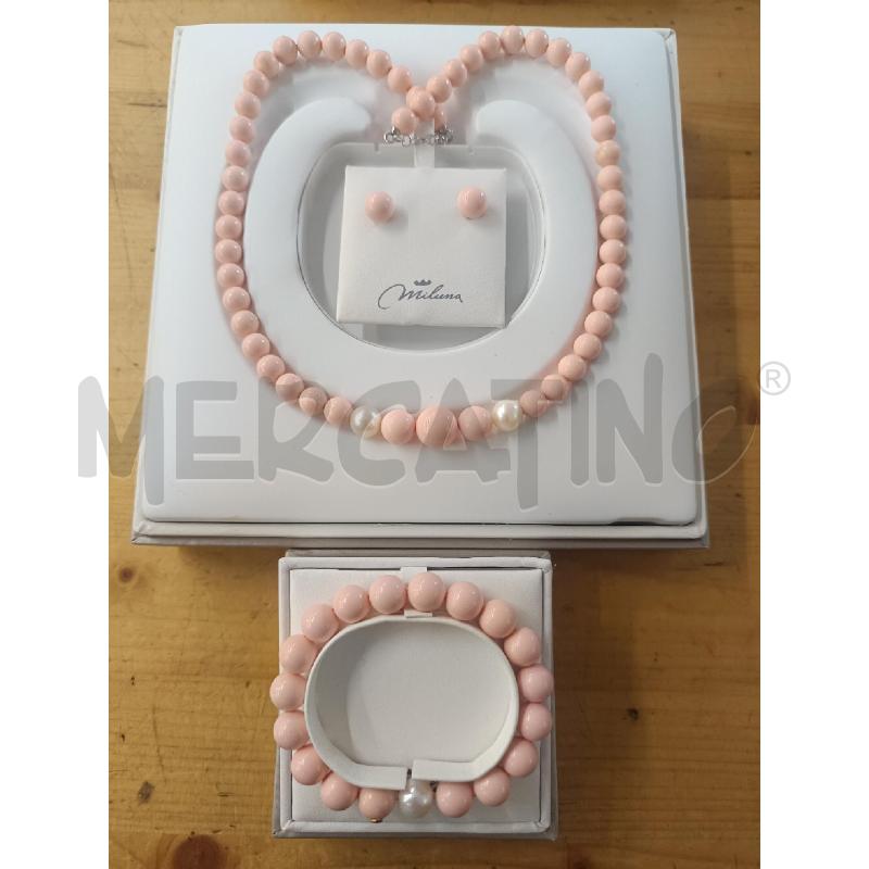 PARURE MILUNA COLLANA ORECCHINI BRACCIALE | Mercatino dell'Usato Martina franca 1
