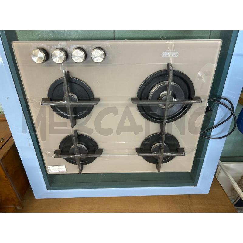 PIANO COTTURA GAS DELONGHI VETRO  | Mercatino dell'Usato Martina franca 1