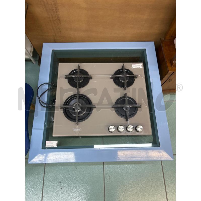 PIANO COTTURA GAS DELONGHI VETRO  | Mercatino dell'Usato Martina franca 4