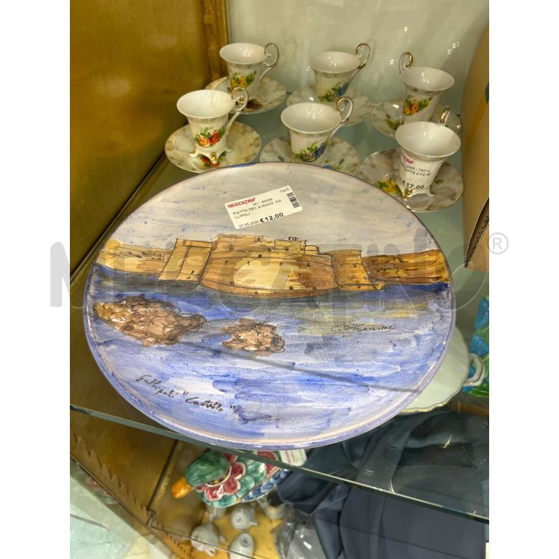 PIATTO DEC A MANO  GALLIPOLI  | Mercatino dell'Usato Martina franca 1