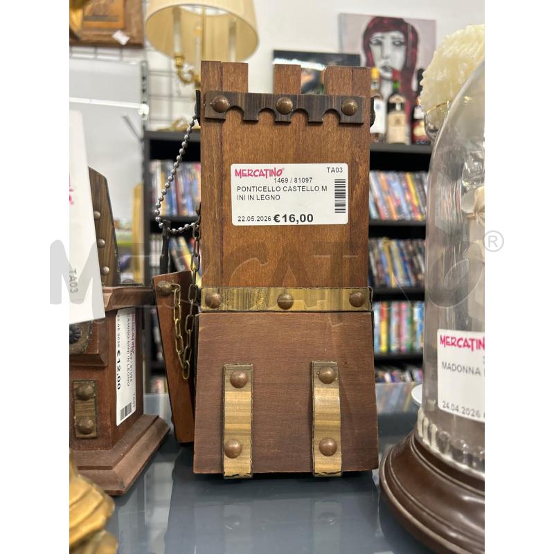 PONTICELLO CASTELLO MINI IN LEGNO  | Mercatino dell'Usato Martina franca 1