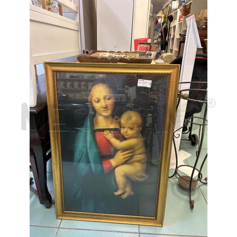 QUADRO IMMAGINE SACRA CORNICE DORAT A | Mercatino dell'Usato Martina franca 1