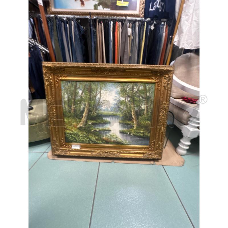 QUADRO LUCA DE STEFANO IN CORNICE DORATA  | Mercatino dell'Usato Martina franca 2