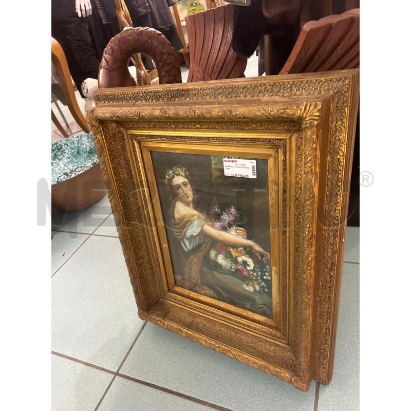 QUADRO PICCOLO DONNA FIORI | Mercatino dell'Usato Martina franca 4